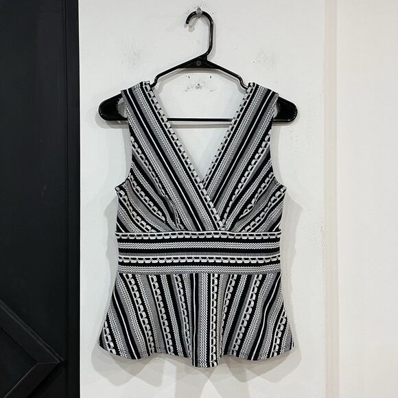 Anthropologie Tops - Vanessa Virginia By Anthropologie Sleeveless Peplum Top Size Small Office